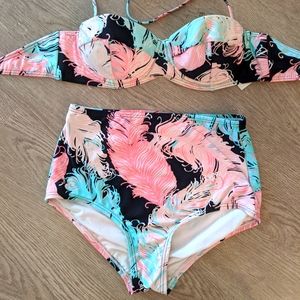 Kate Spade high waisted bikini M